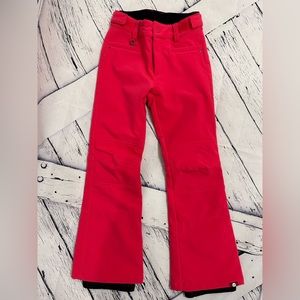 NWOT ROXY GIRL BACKYARD SKI SNOWBOARD INSULATED SNOW PANTS PINK FUSCHIA M 10